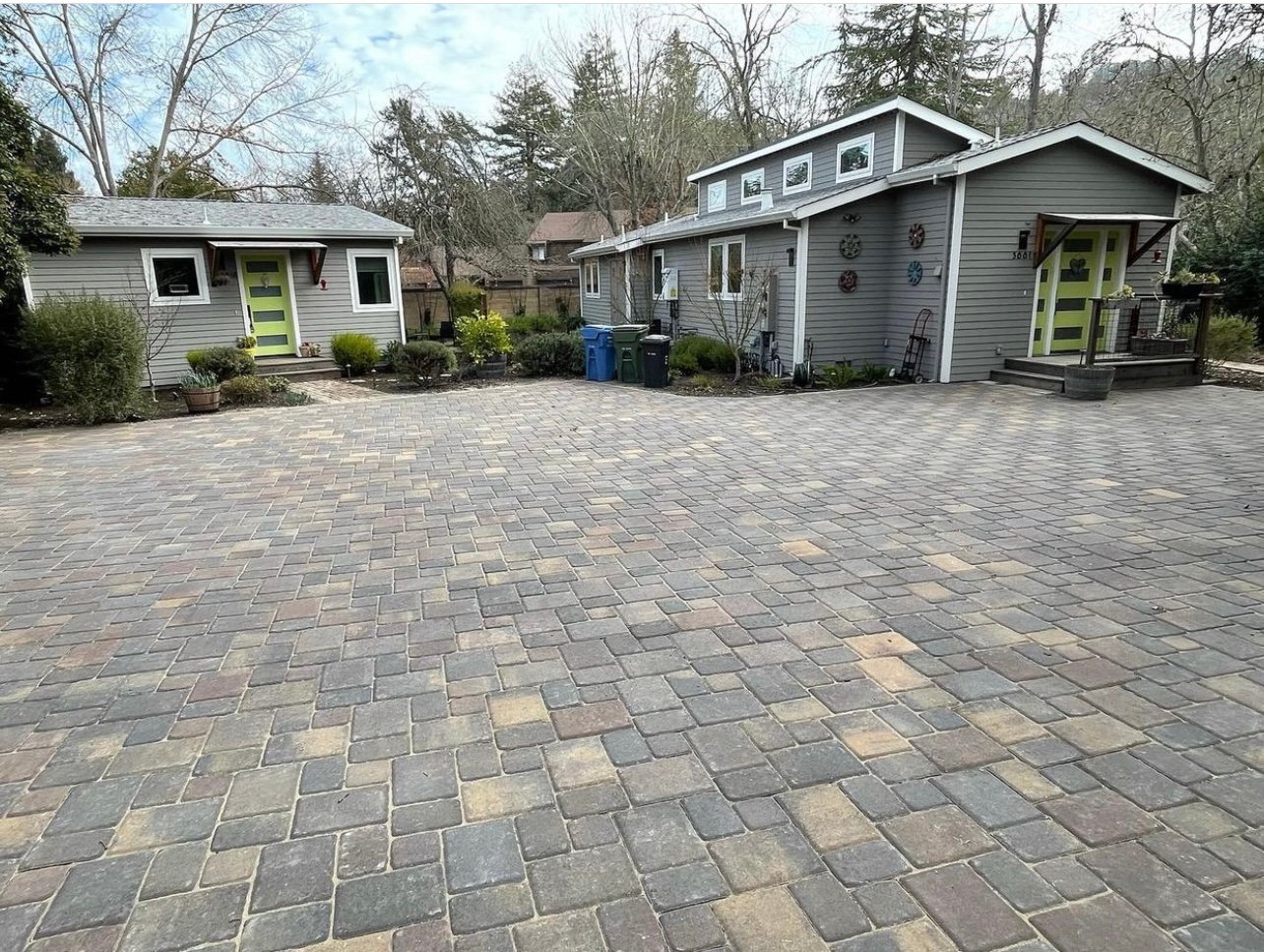 Paver driveway project — Souza & Son's Inc